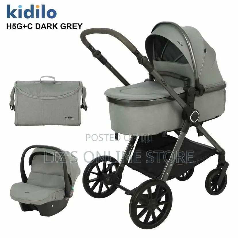 Kidilo H5g+C Stroller Is a 3-in-1 Travel System