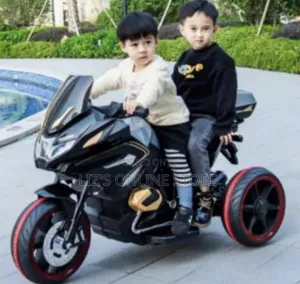 Black Electric Ride-on Motorcycle
