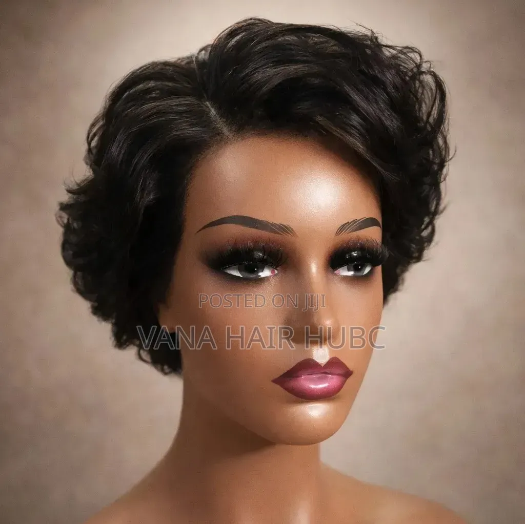 Short Wavy Pixie Wig