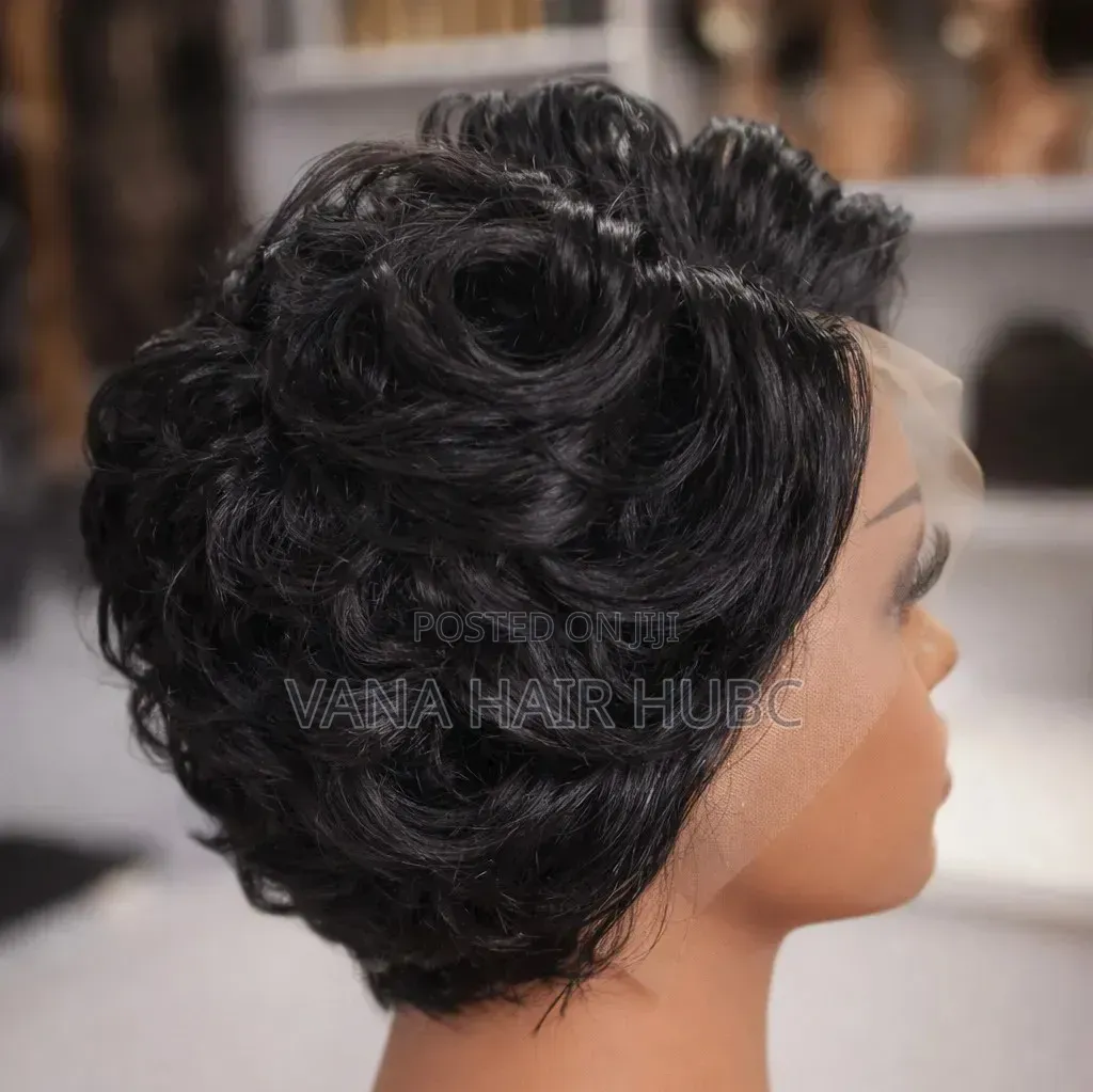 Short Wavy Pixie Wig