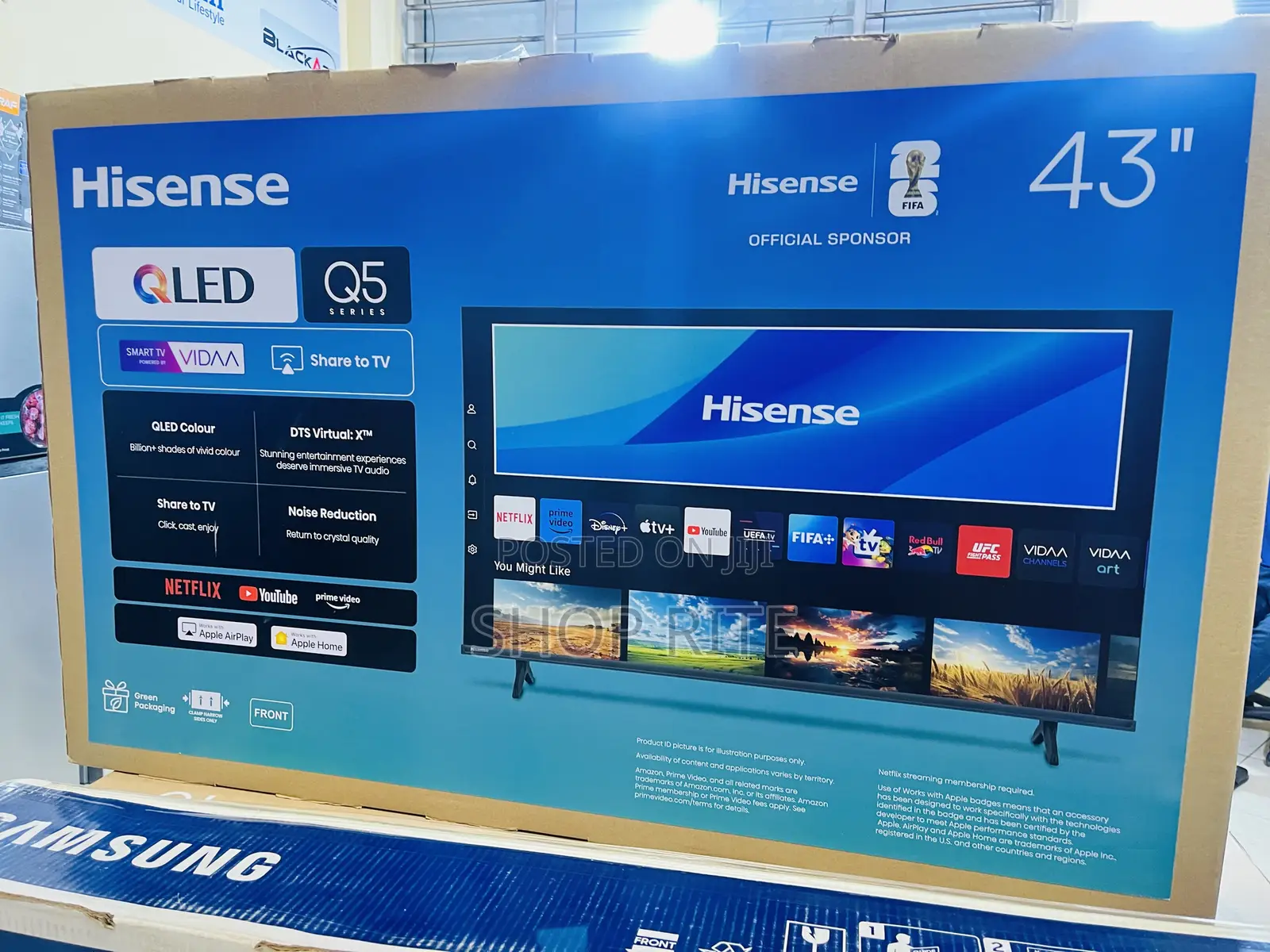 New Arrivals Hisense 43 Inches Qled TVS