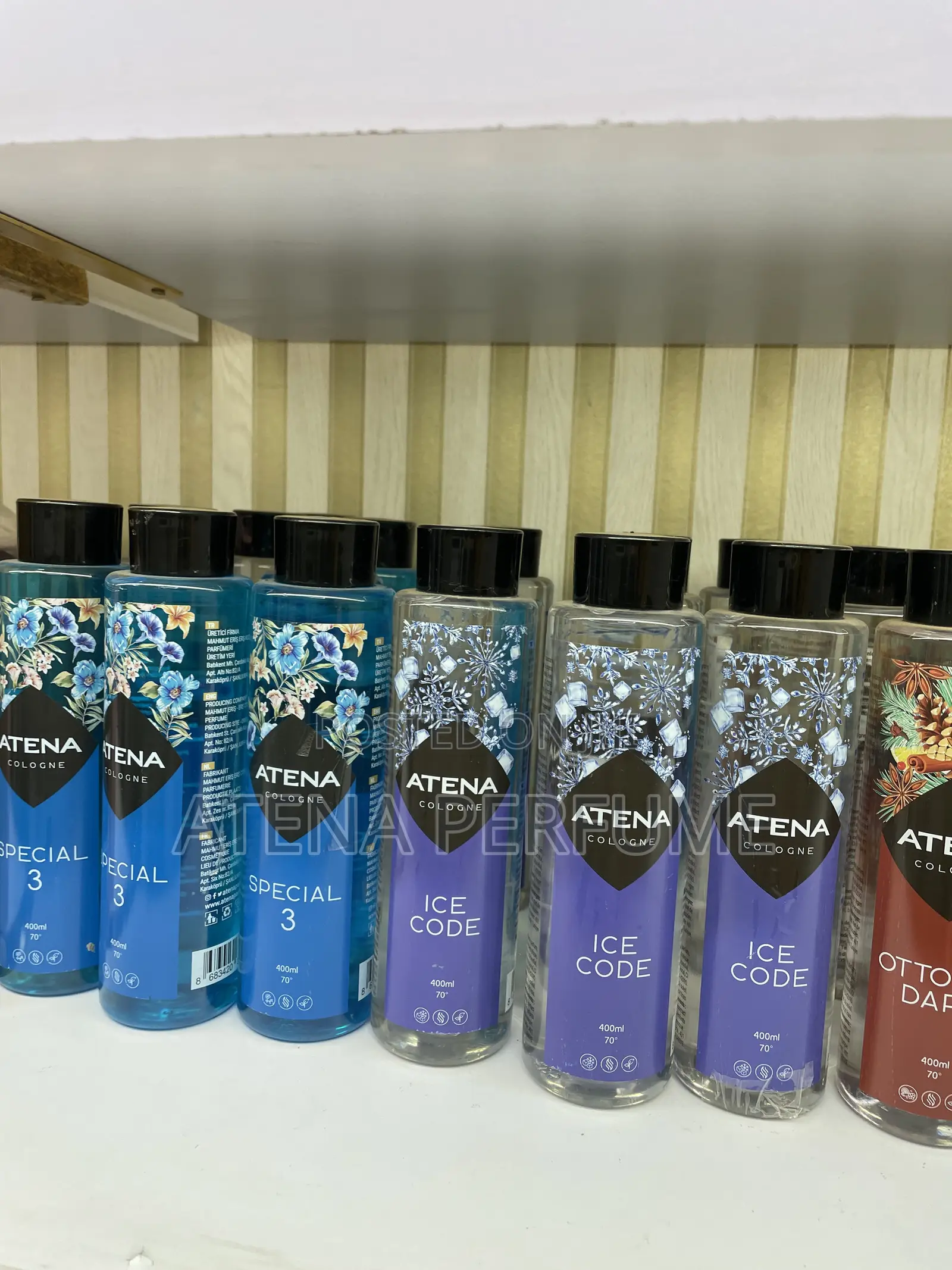 Turkish Kolonya Cologne | Fresh | Made in Türkiye | Atena Perfumes