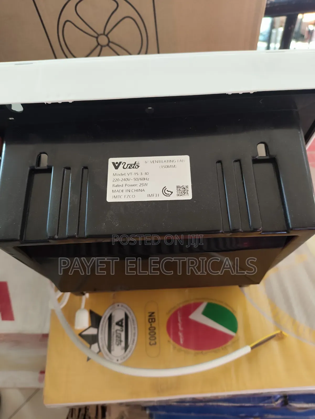 6inch Exaust Fan / Ventilating Fan for Vvetto