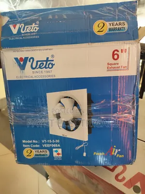 6inch Exaust Fan / Ventilating Fan for Vvetto