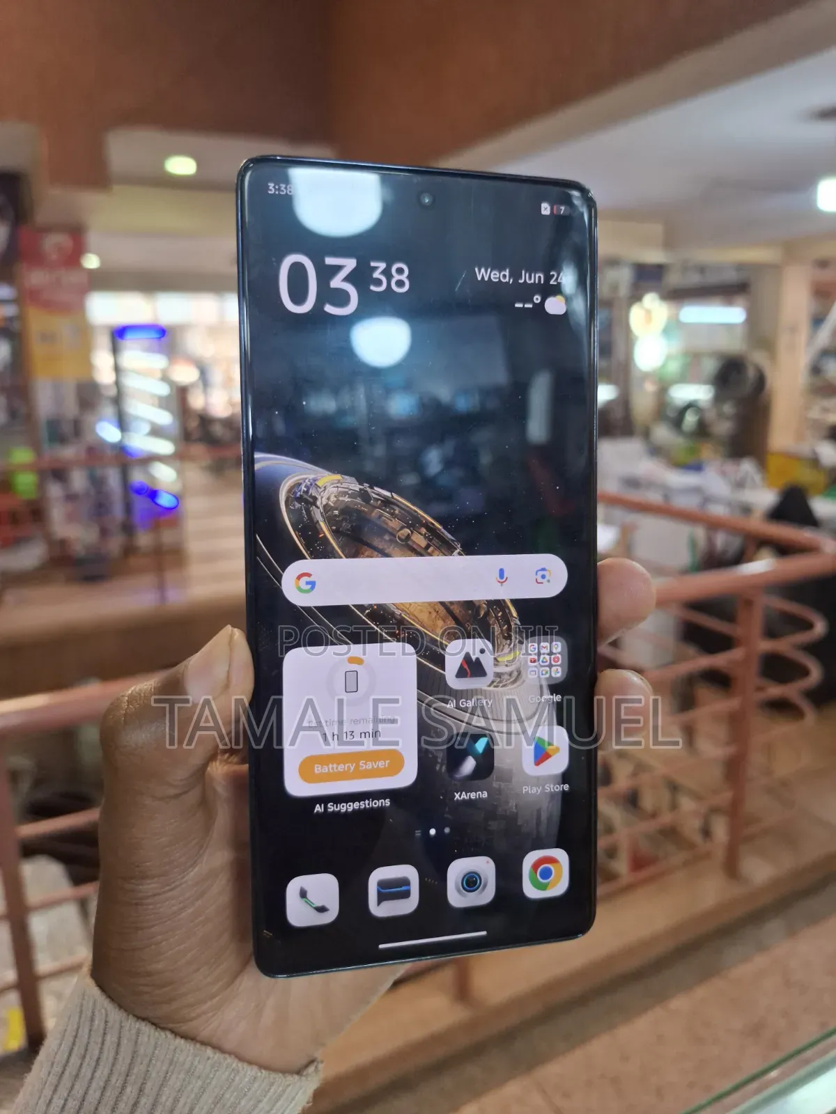 Infinix GT 20 Pro 12 GB Blue