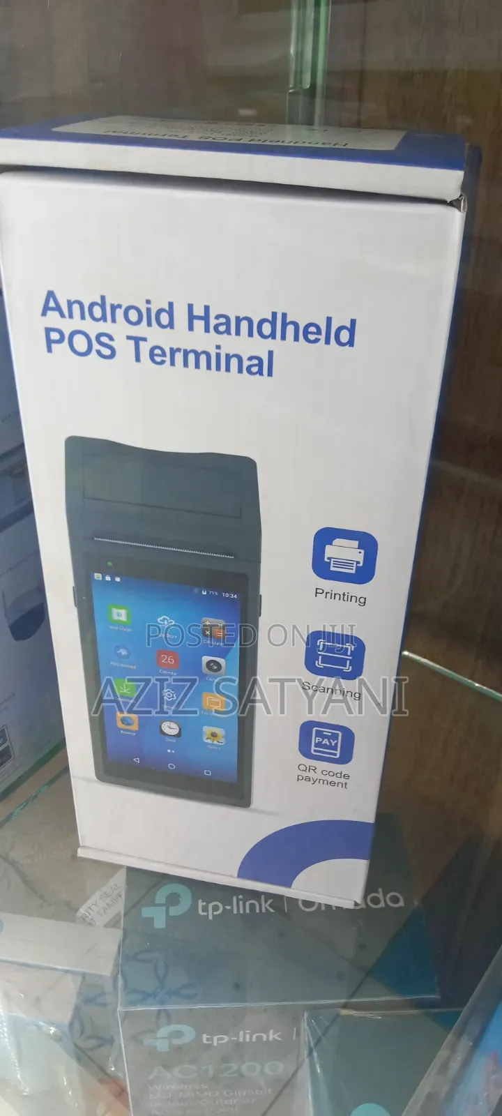 Android Handheld Pos Terminals All-in-one Rest, Supermarket, 2gb 16gb