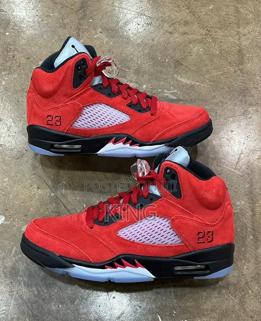 Nike Air Jordan 5 Retro Raging Bull Sneakers,