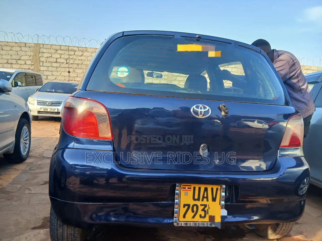 Toyota Vitz 1.3 AWD 3dr 2004 Blue