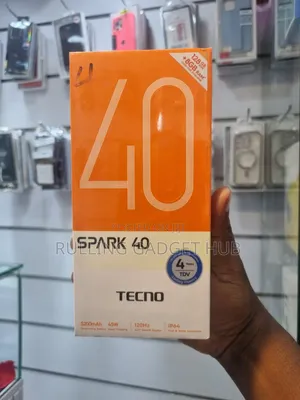 New Tecno Spark 40 128 GB Black