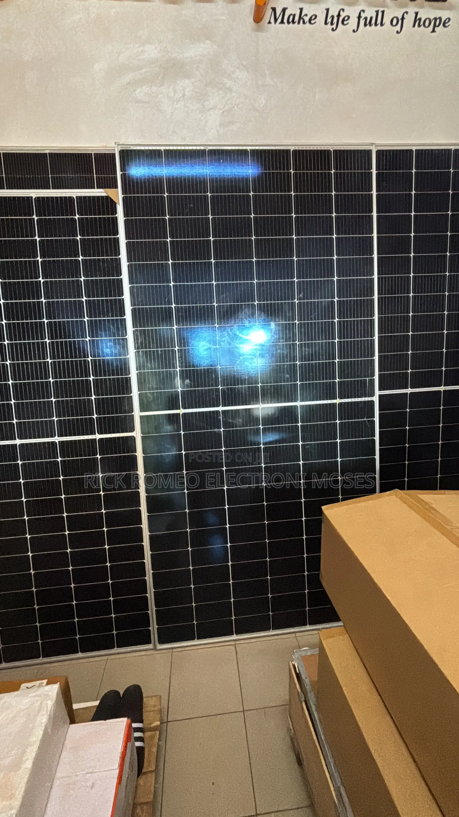 580w Mono Crystalline Solar Panels + Installation Kampala