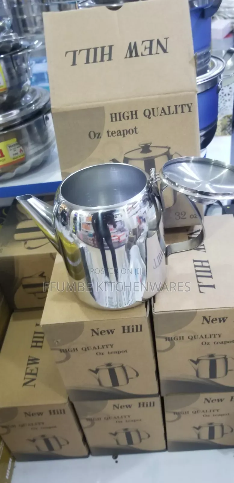 Steel Tea Pot