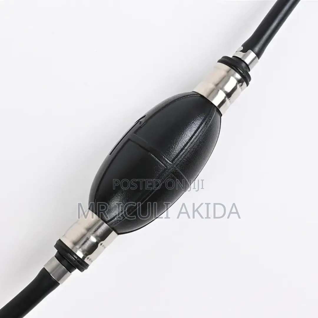 Marine Outboard Fuel Line Assembly With an Integrated Hand Primer Bulb