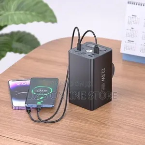 Hoco J138 Distant Power Bank With Ultra Large 60000mah Capacity.