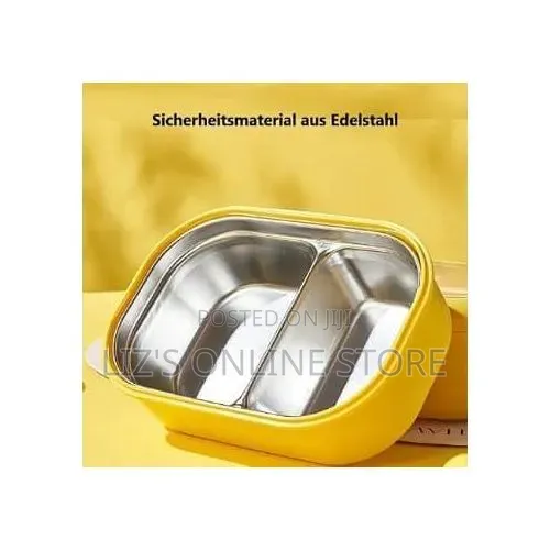 Portable 1000ml Stainless Steel Insulated Bento Lunch Box