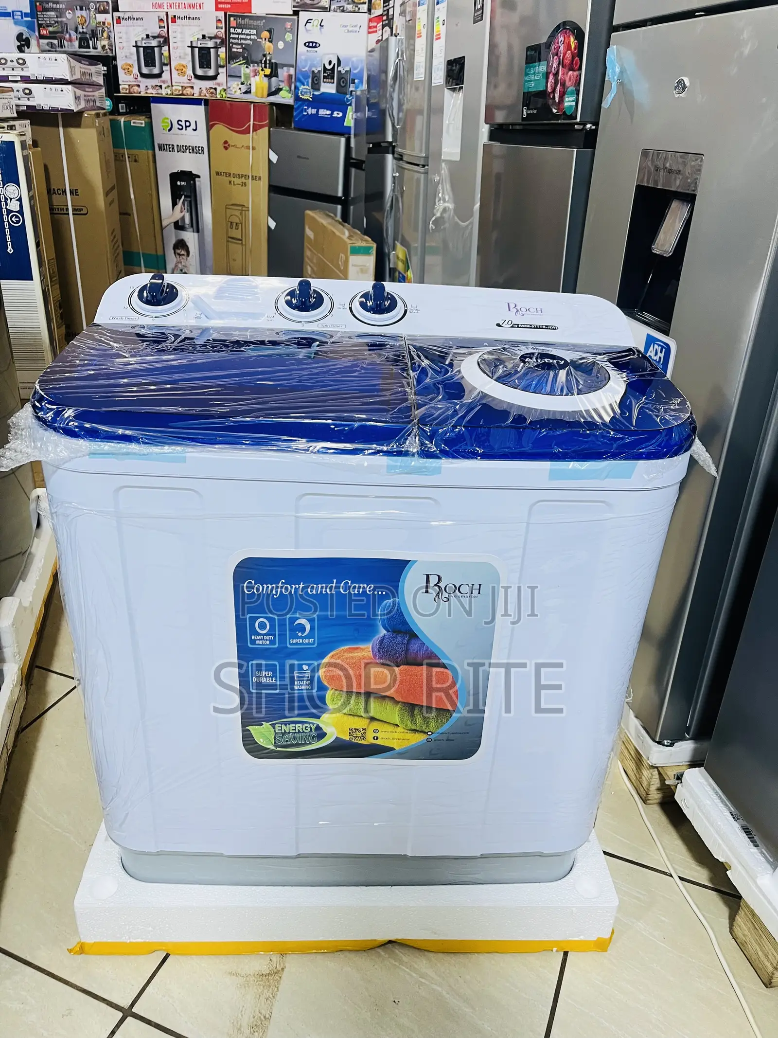Roch Twin Tub Easy Washing Machine 7kgs