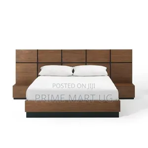 High Quality Bed With Bedside Drawers Size 5x6