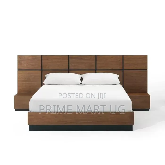 High Quality Bed With Bedside Drawers Size 5x6
