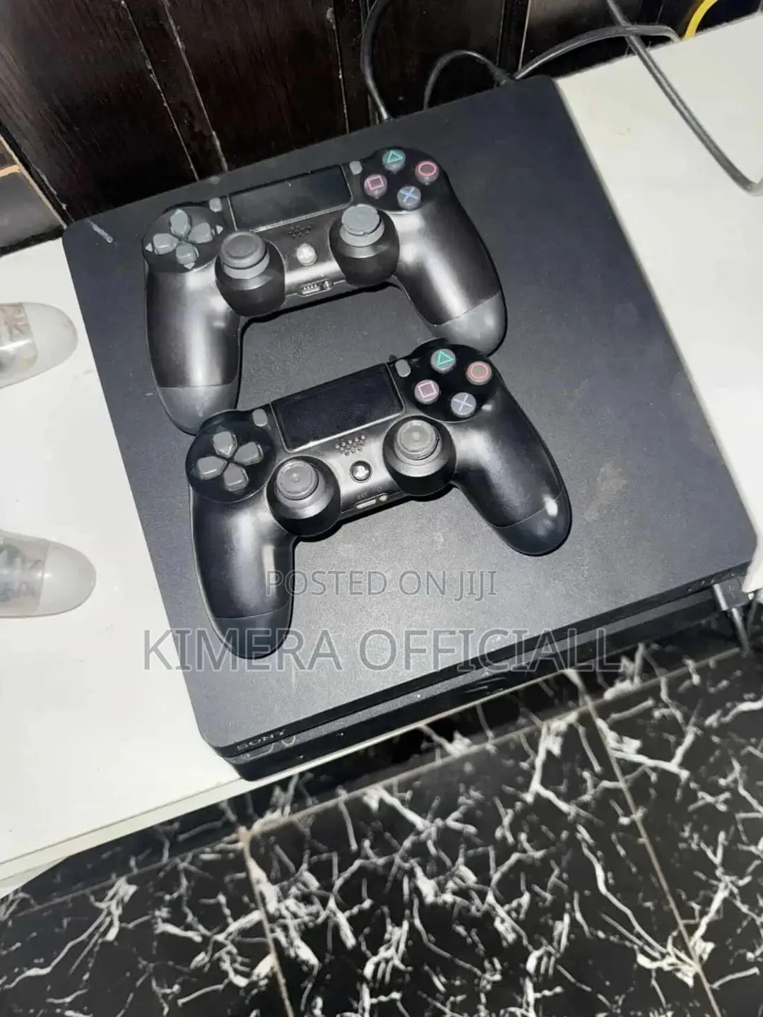 Ps4 Chipped Slim With Controllers and Action Packed Games