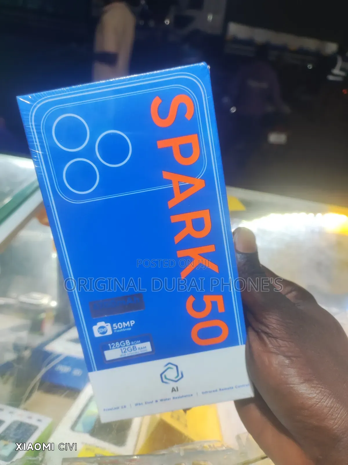 New Tecno Spark 50 128 GB Purple
