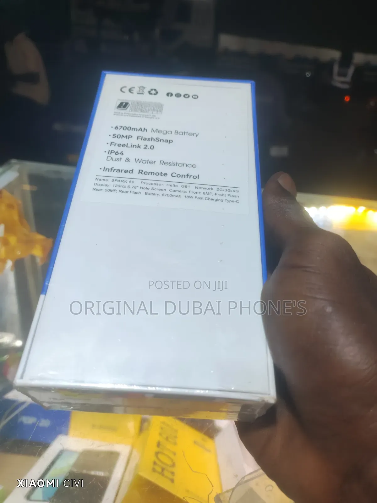New Tecno Spark 50 128 GB Purple