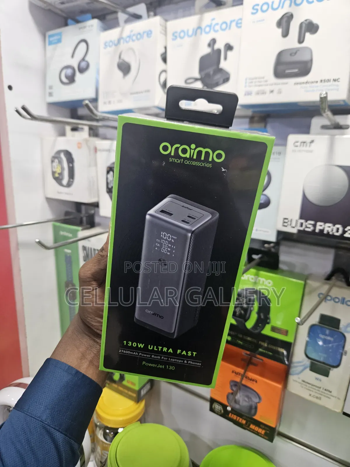 Oraimo 27600mah Power Bank for Laptops and Phones Power Jet 130w