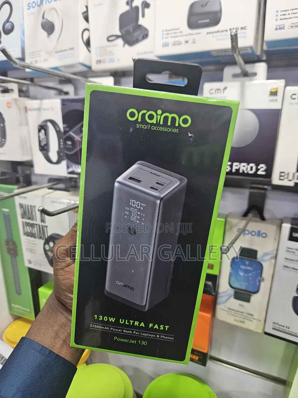 Oraimo 27600mah Power Bank for Laptops and Phones Power Jet 130w