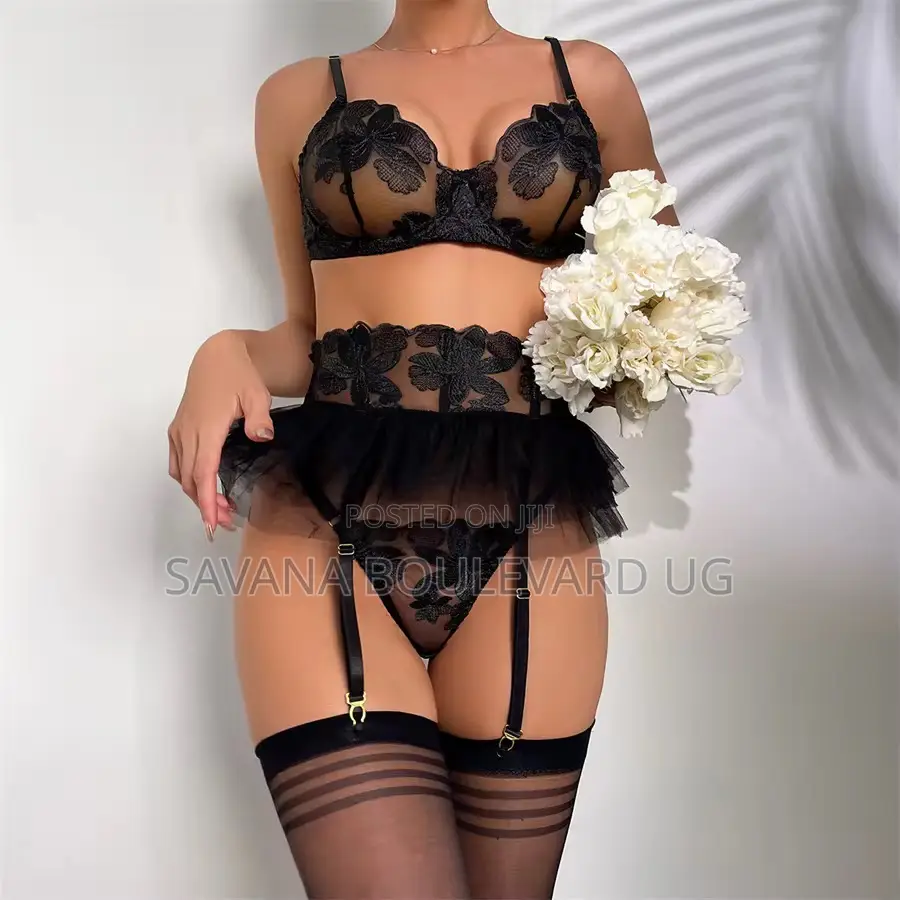 Savana 3pc Lace Cheeky Lingerie Set