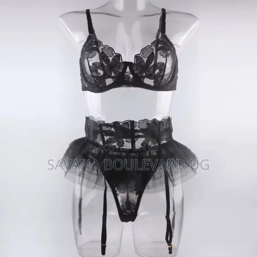 Savana 3pc Lace Cheeky Lingerie Set