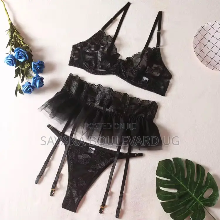 Savana 3pc Lace Cheeky Lingerie Set