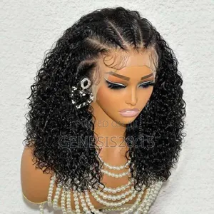 Cornrow Jerry Curl Wig