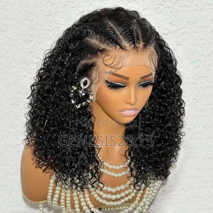 Cornrow Jerry Curl Wig