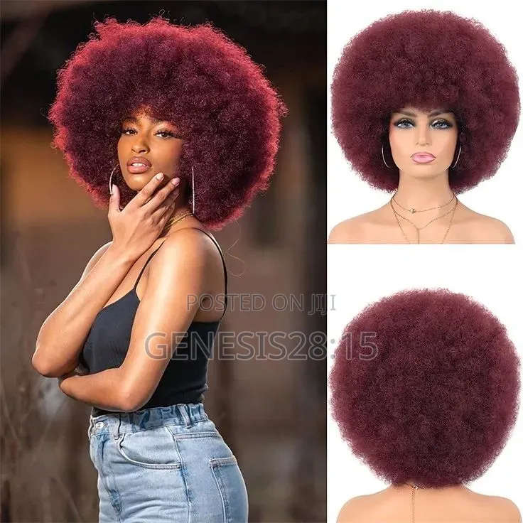 Afro Human Wig