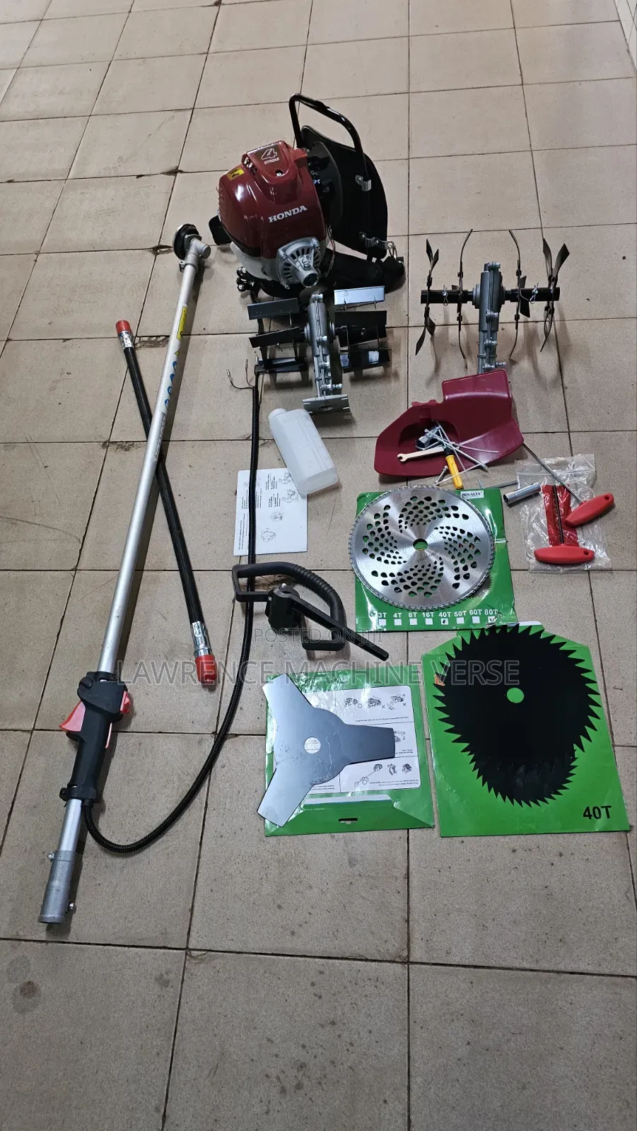 Backpack Weeder and Tiller 4 Stroke Honda