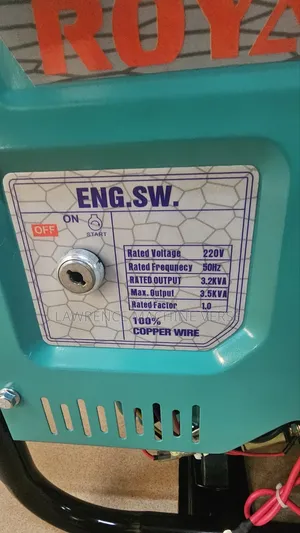 Gasoline Generator 3.5kva Royalty Japan