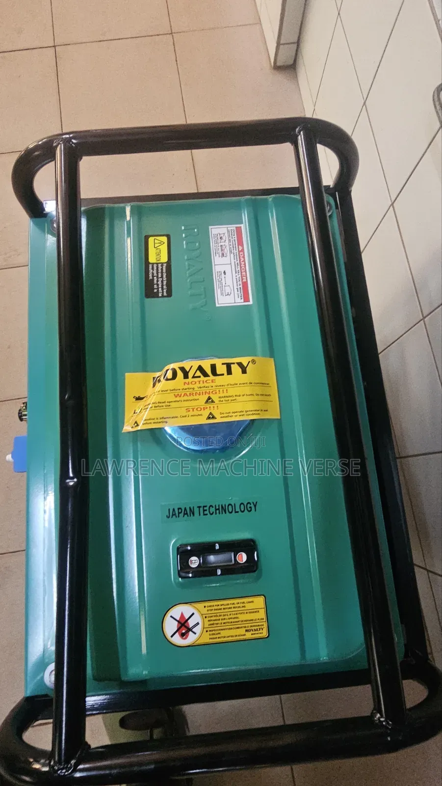Gasoline Generator 3.5kva Royalty Japan