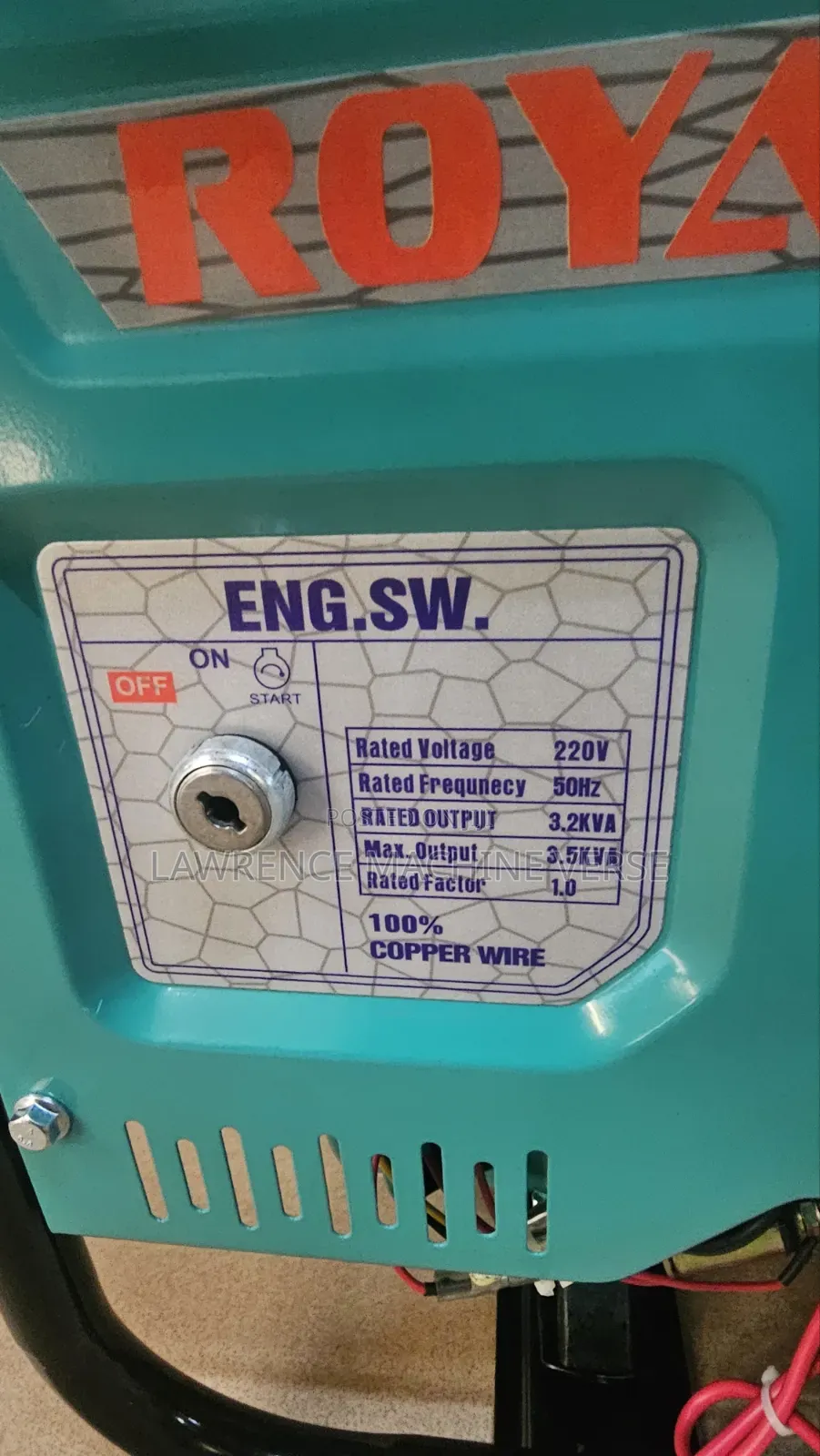 Gasoline Generator 3.5kva Royalty Japan