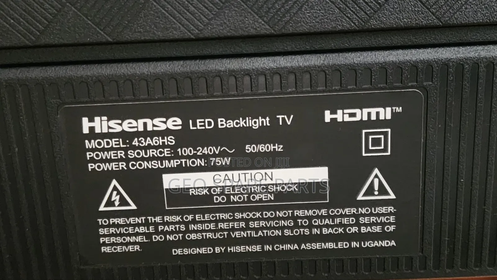 Hisense TV A6 Resolution