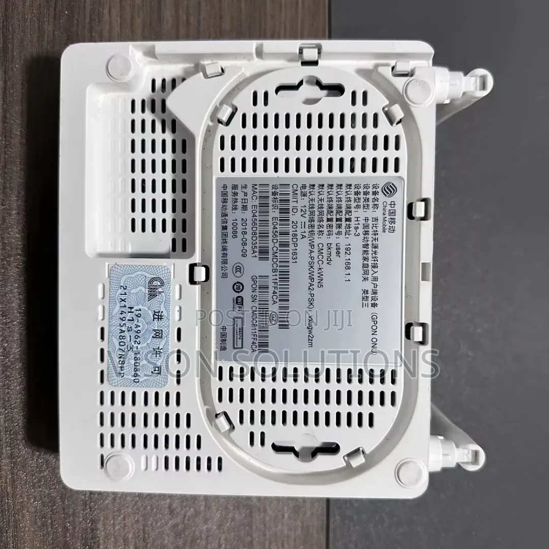 H1s-3 Xpon 1 Gigabit Fiber Router | Moq 30 Pieces