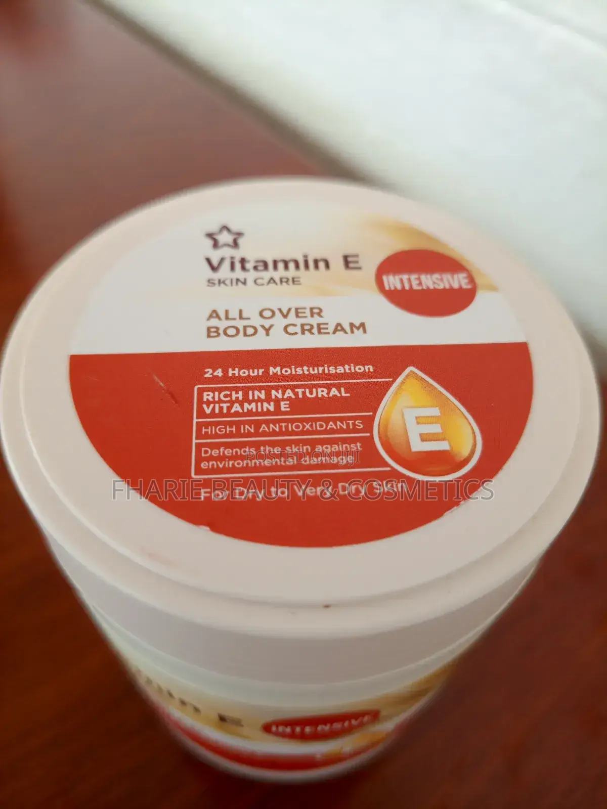 Vitamin E Intensive All Body Cream