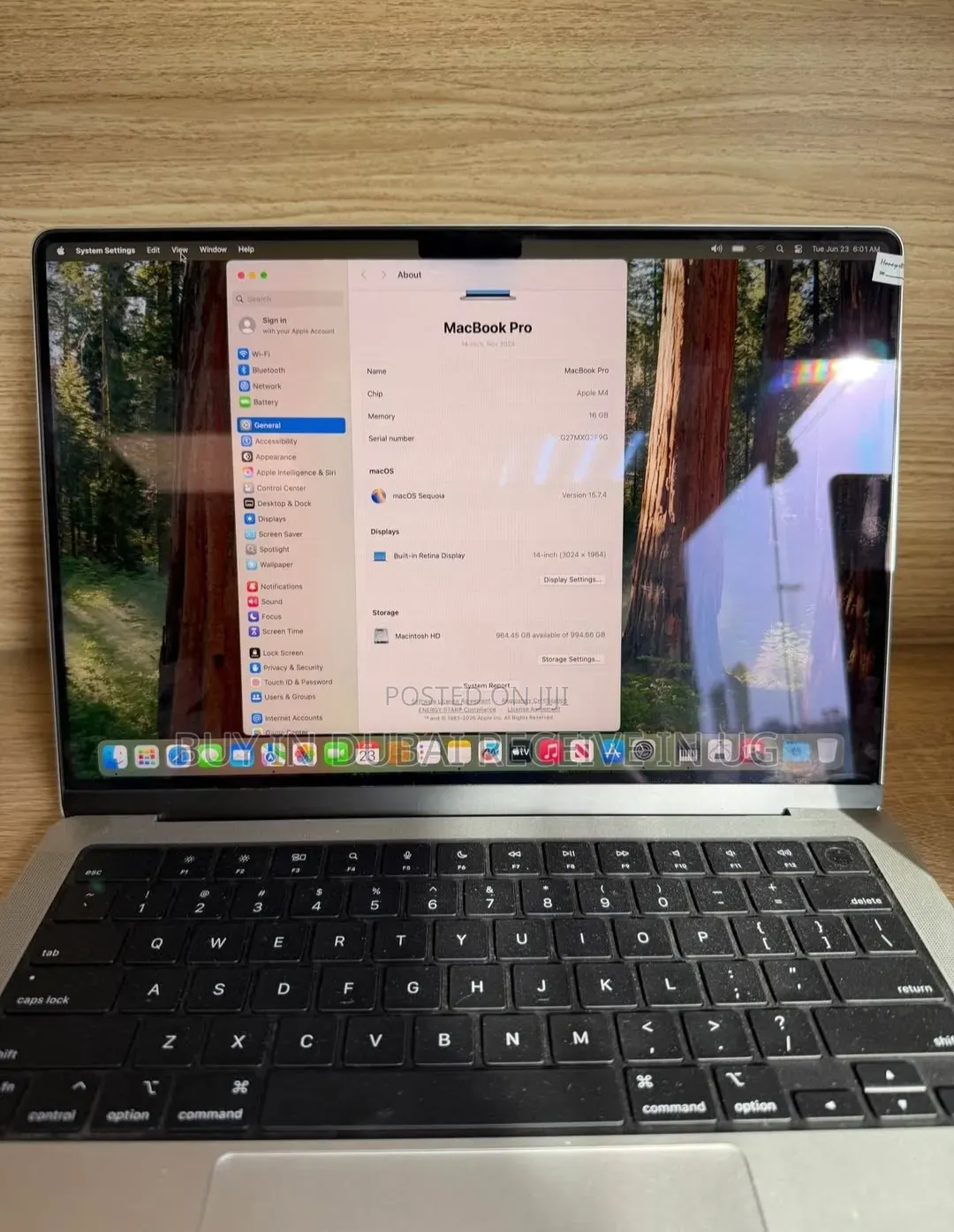 Laptop Apple MacBook Pro 2024 M4 16GB Apple M4 Pro SSD 1T
