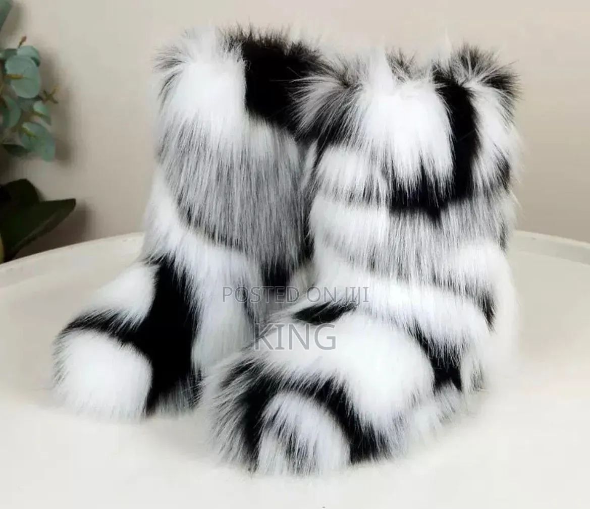 Nwstesle Faux Fur Winter Snow Boots. All Colours