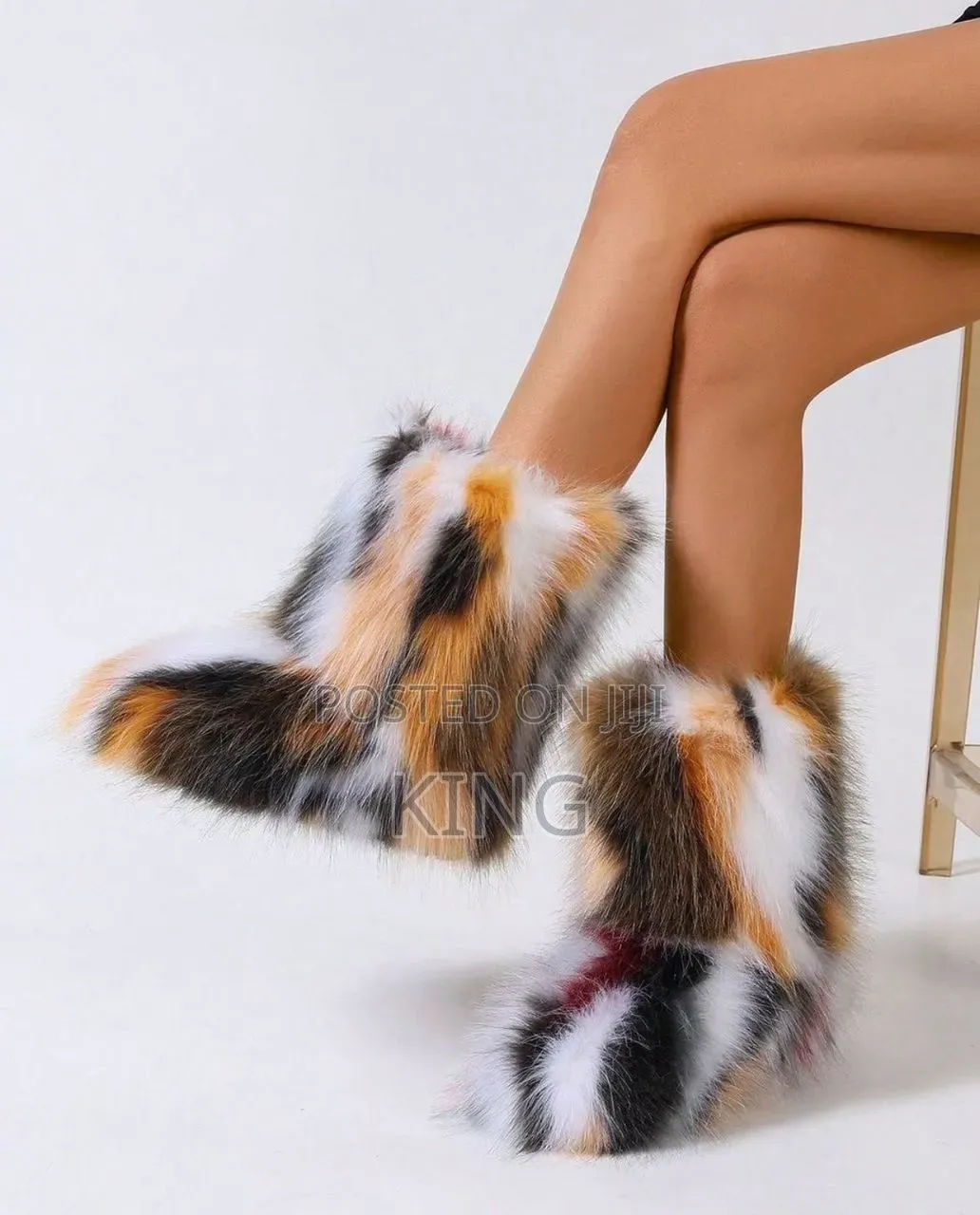 Nwstesle Faux Fur Winter Snow Boots. All Colours