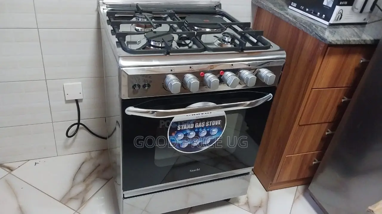 Saachi Cooker 3 Gas 1 Electric Size 60 by 60 With Electric Oven