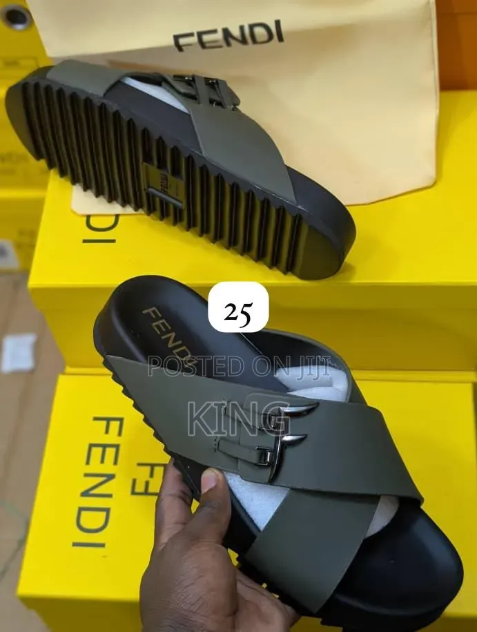 Tom Ford, Prada, Givenchy, Fendi Premium Black Sandals