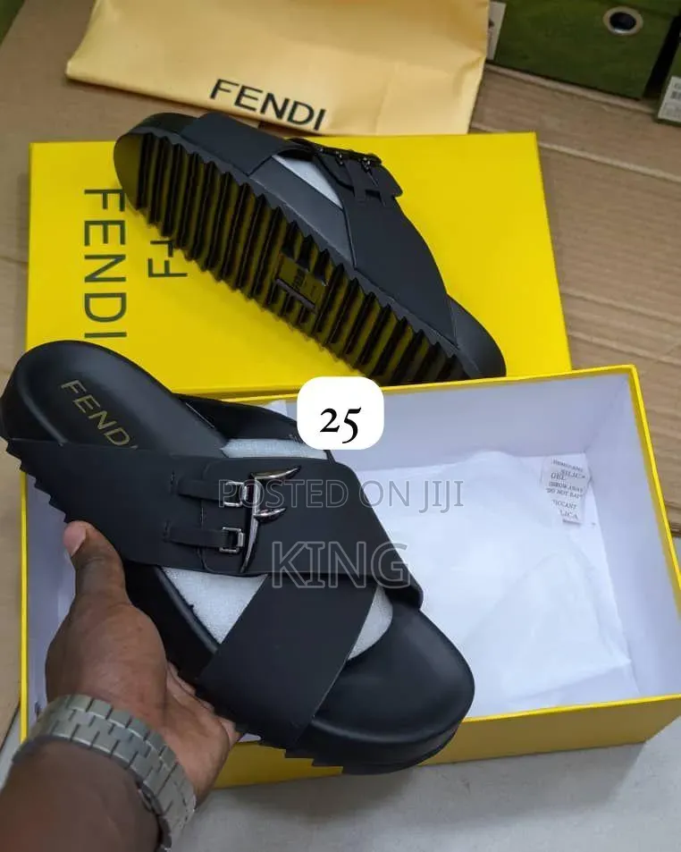 Tom Ford, Prada, Givenchy, Fendi Premium Black Sandals