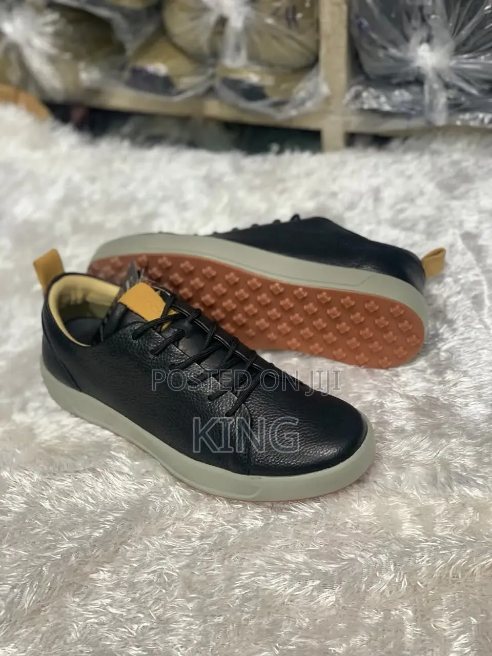 Ecco Men's Soft Sneakers. Smart and Casual. Black, Grey, White