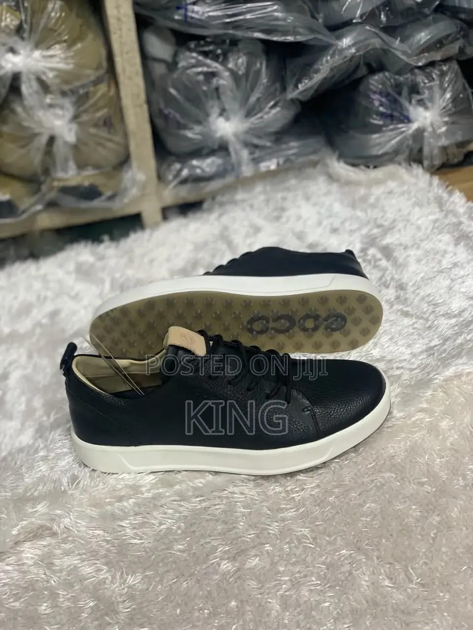 Ecco Men's Soft Sneakers. Smart and Casual. Black, Grey, White