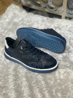Ecco Men's Smart Casual Sneakers. Black and Navy Blue