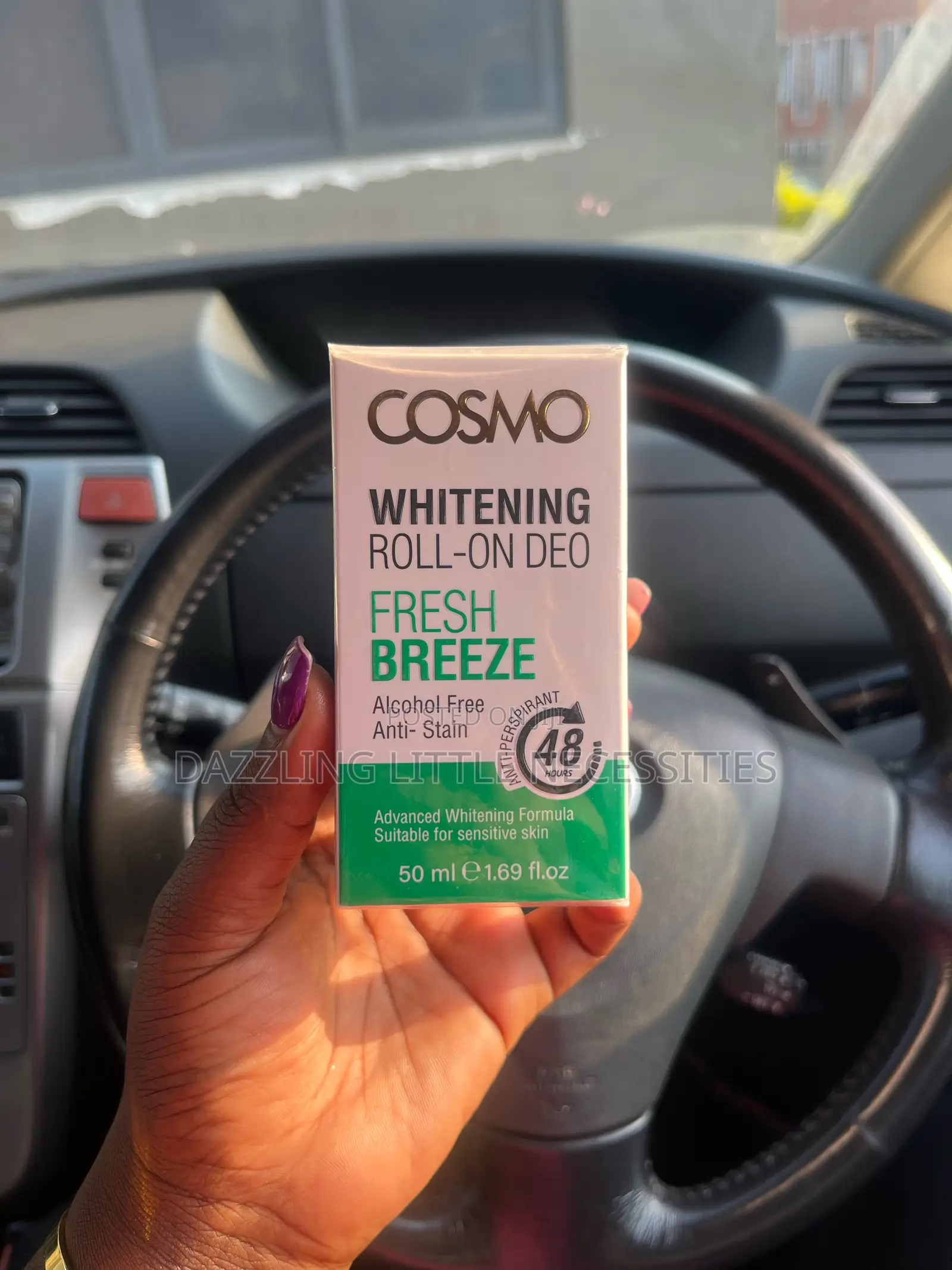 Cosmo Whitening Roll on Deo - Fresh Breeze - 50mls