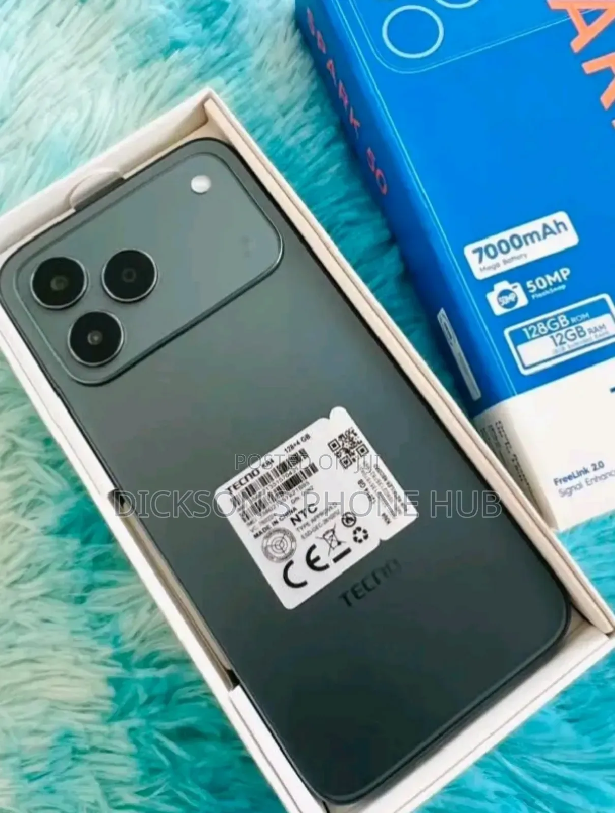 New Tecno Spark 50 128 GB Black